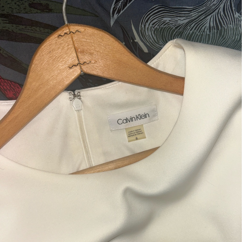 Calvin Klein Cream Dress